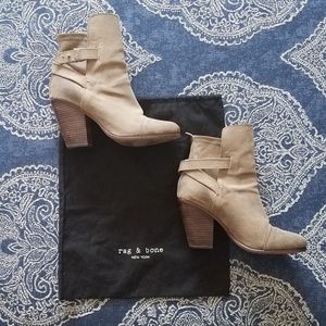 rag & bone Tan Ankle Boots